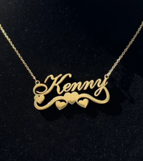 Amor Name necklace stainless steel
